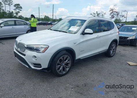 2016 BMW X3 xDrive28I z USA, uszkodzony, nr VIN 5UXWX9C5XG0D84009